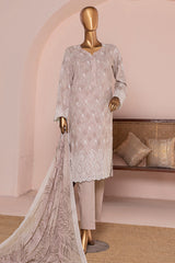 HZ Unstitched 3 Piece Premium Chikankari Collection'2025-PCE-954