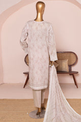 HZ Unstitched 3 Piece Premium Chikankari Collection'2025-PCE-954