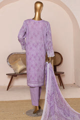 HZ Unstitched 3 Piece Premium Chikankari Collection'2025-PCE-959