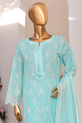 Printkari By HZ Stitched 3 Piece Chikankari Collection-PCK-103