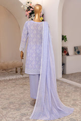 Printkari By HZ Stitched 3 Piece Chikankari Collection-PCK-105