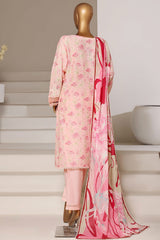 Fusion By Sada Bahar Stitched 3 Piece Chikankari With Laser Cutwork Suit-PCK-204 PINK