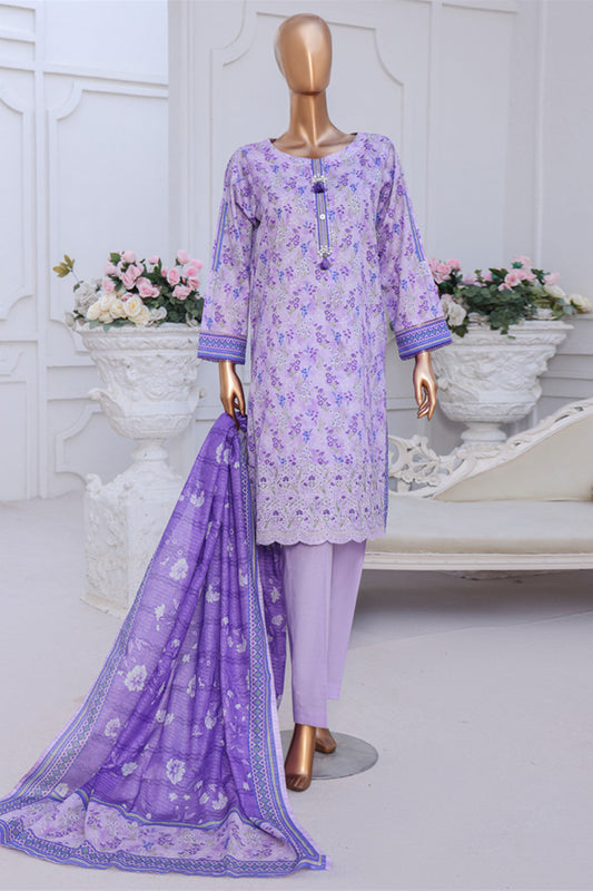 Aashkaar By HZ Stitched 3 Piece Emb Lawn Vol-2 Collection-PEC-122