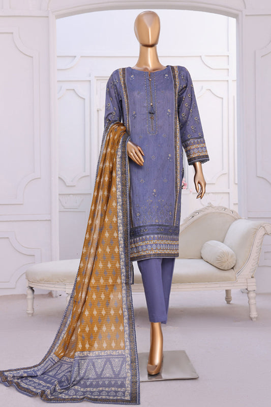 Aashkaar By HZ Stitched 3 Piece Emb Lawn Vol-2 Collection-PEC-125