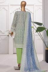 Printkari By HZ Stitched 3 Piece Emb Chikankari Vol-02 Collection'2025-PEC-201