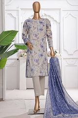 Printkari By HZ Stitched 3 Piece Emb Chikankari Vol-02 Collection'2025-PEC-205