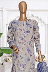 Printkari By HZ Stitched 3 Piece Emb Chikankari Vol-02 Collection'2025-PEC-205