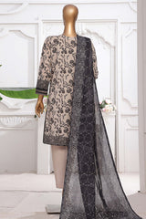 Printkari By HZ Stitched 3 Piece Emb Chikankari Vol-02 Collection'2025-PEC-207