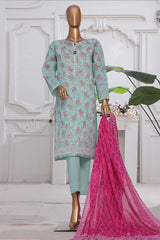 Printkari By HZ Stitched 3 Piece Emb Chikankari Vol-02 Collection'2025-PEC-210