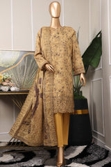 HZ Premium Unstitched 3 Piece Emb Lawn Vol-06 Collection'2025-PEC-528