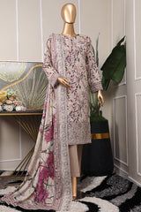 HZ Premium Unstitched 3 Piece Emb Lawn Vol-06 Collection'2025-PEC-529