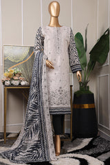 HZ Premium Unstitched 3 Piece Emb Lawn Vol-06 Collection'2025-PEC-538