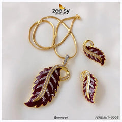 Pendant-0005 Red - Zeesy Jewellery