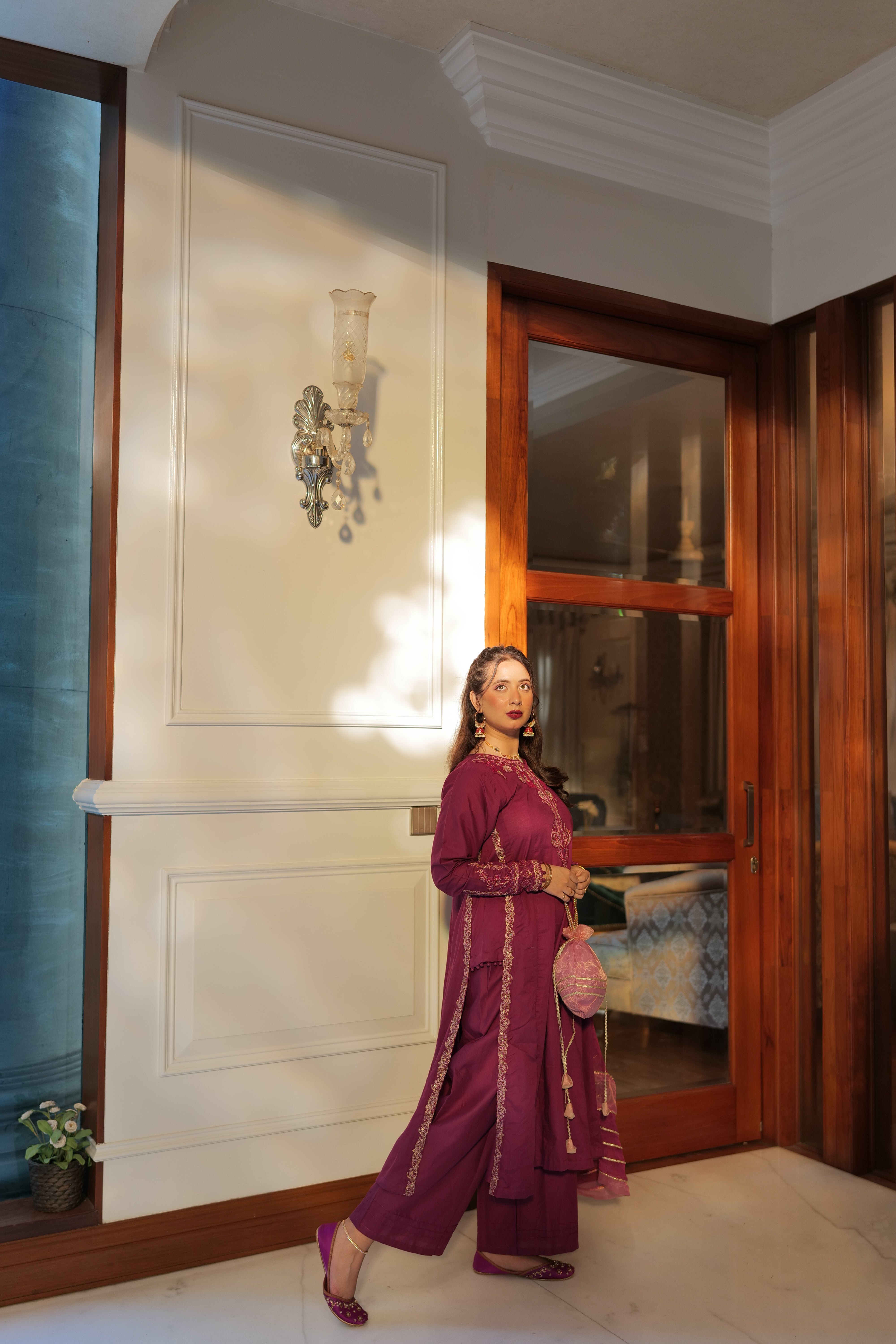 Omal By Komal Stitched 3 Piece Summer Collection'2025-Sanam - 3pc