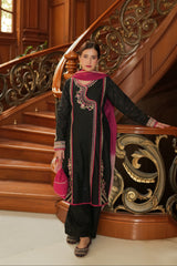 Omal By Komal Stitched 3 Piece Summer Suit-Taaj