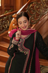 Omal By Komal Stitched 3 Piece Summer Suit-Taaj
