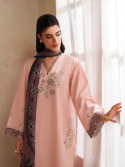 Ayra Solids by Garnet Stitched 3 Piece Collection'2025-Pinkspire
