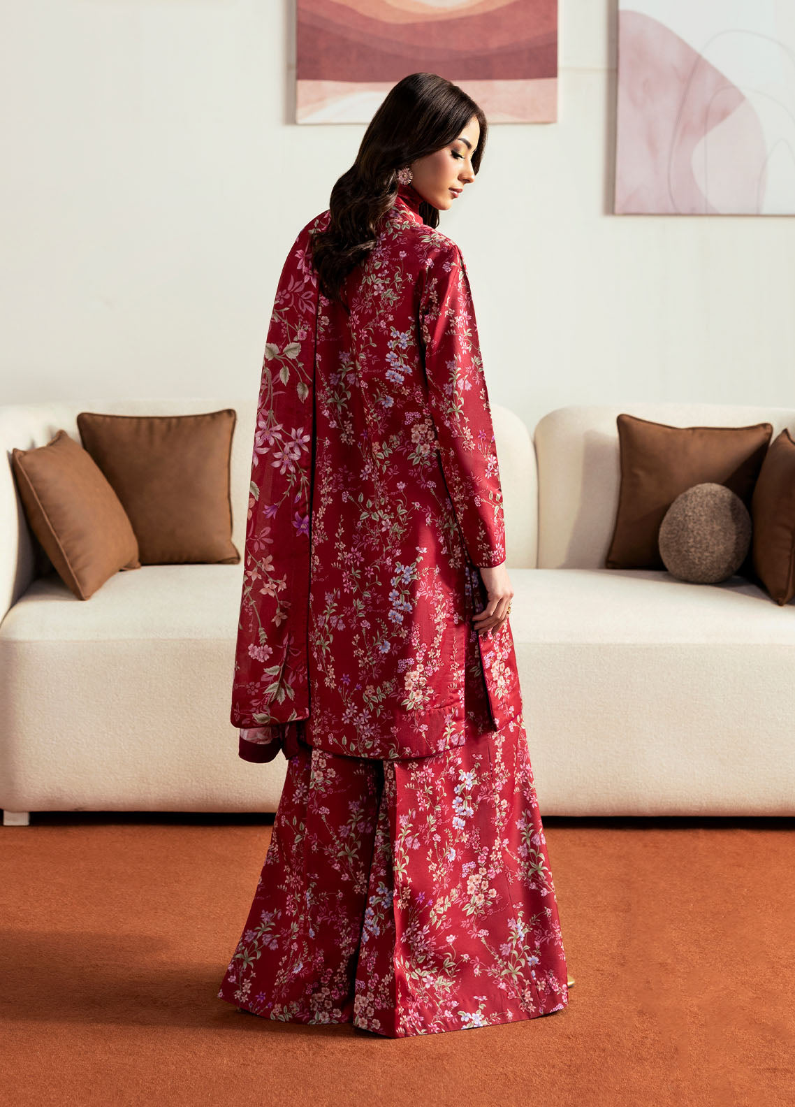 Gulaal Stitched 3 Piece Basic Lawn Collection'2025-Aster