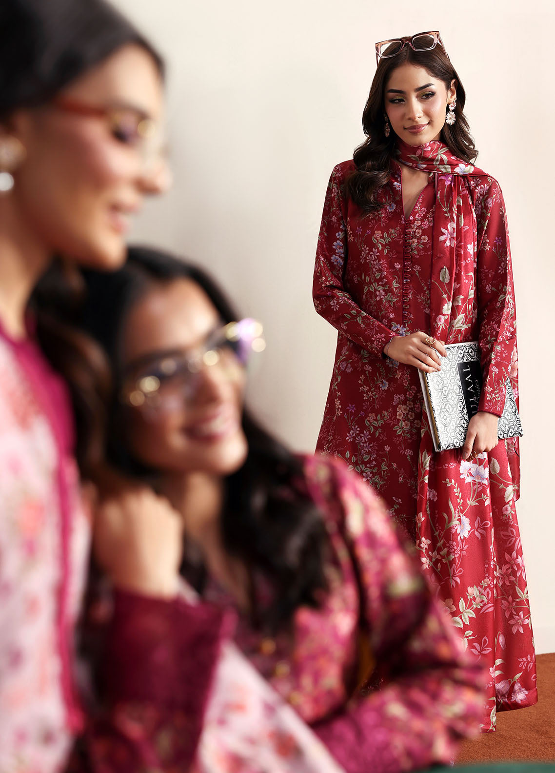 Gulaal Stitched 3 Piece Basic Lawn Collection'2025-Aster