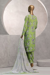 Florence Wintry By HZ Stitched 3 Piece Printed Linen Collection'2024-PLC-904