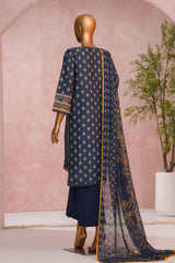 Enchant By HZ Stitched 3 Piece Linnokara Prints Collection'2025-PLK-545