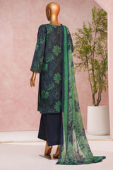 Enchant By HZ Stitched 3 Piece Linnokara Prints Collection'2025-PLK-549