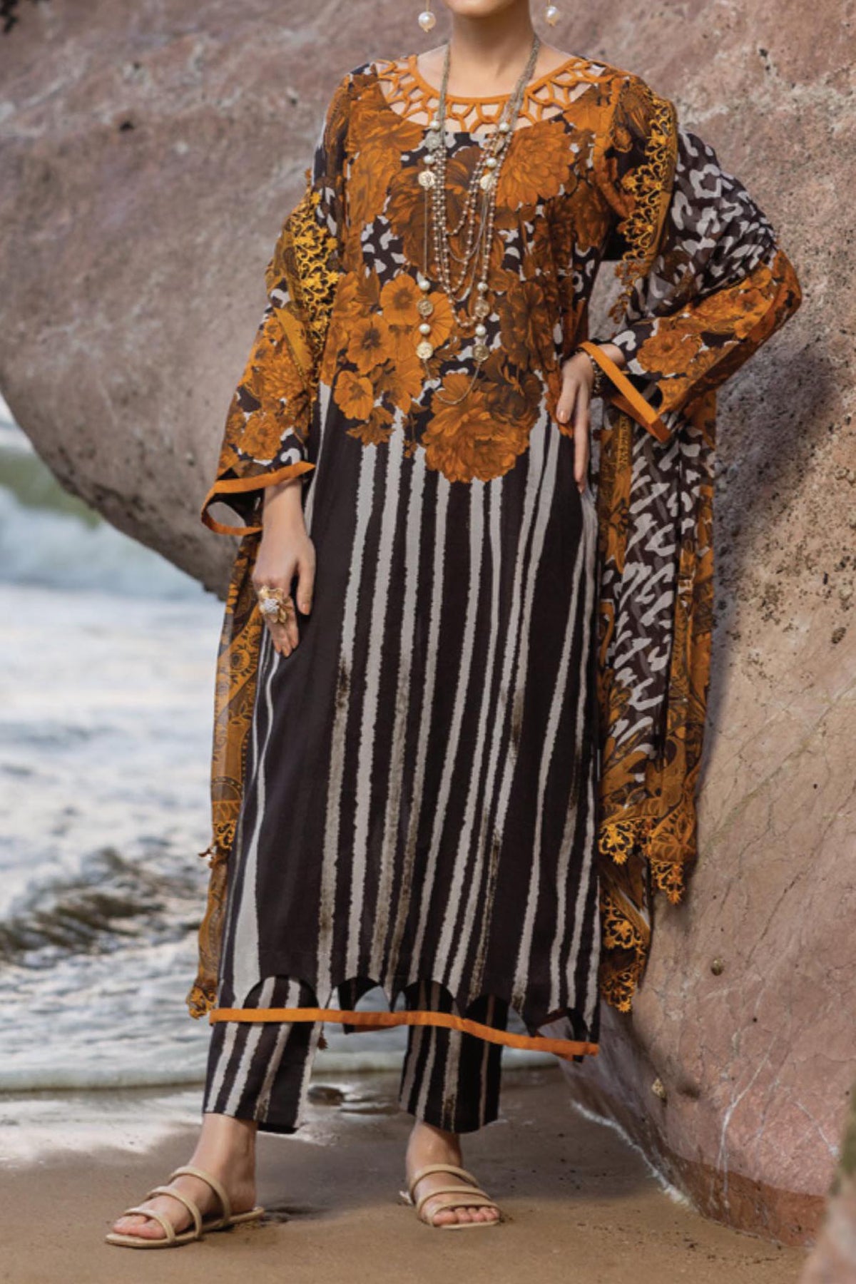 Print Melody By Charizma Unstitched 3 Piece Printed Lawn Vol-03 Collection'2024-PM4-18