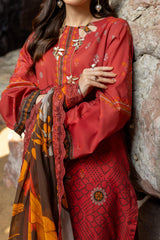 Print Melody By Charizma Unstitched 3 Piece Printed Lawn Vol-03 Collection'2024-PM4-23