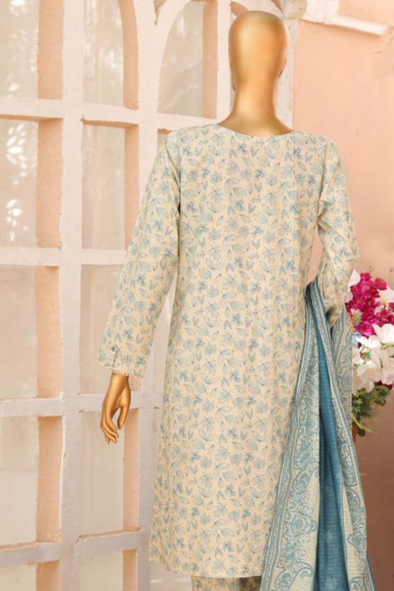 Meenakari by Hz Unstitched 3 Piece Premium Emb Collection'2023-PMK-167