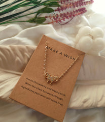 Hiba Fashion Elegant butterfly necklace-4-(PN-008)