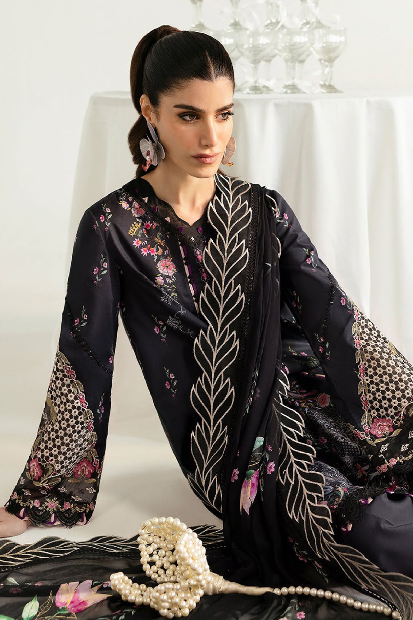 Qprints By Qalamkar Unstitched 3 Piece Printed Lawn Collection-PQ-03-A-Rida