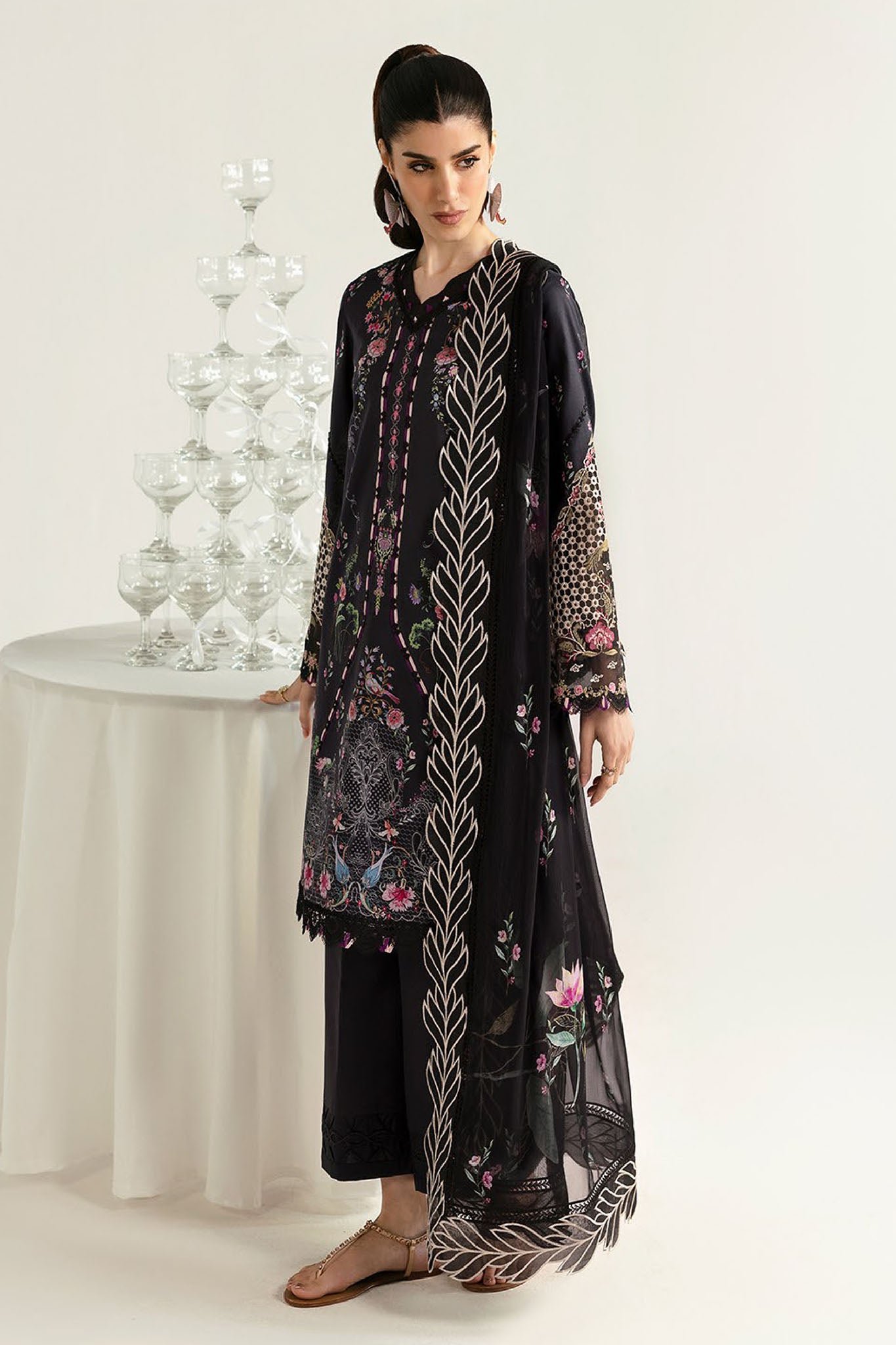 Qprints By Qalamkar Unstitched 3 Piece Printed Lawn Collection-PQ-03-A-Rida