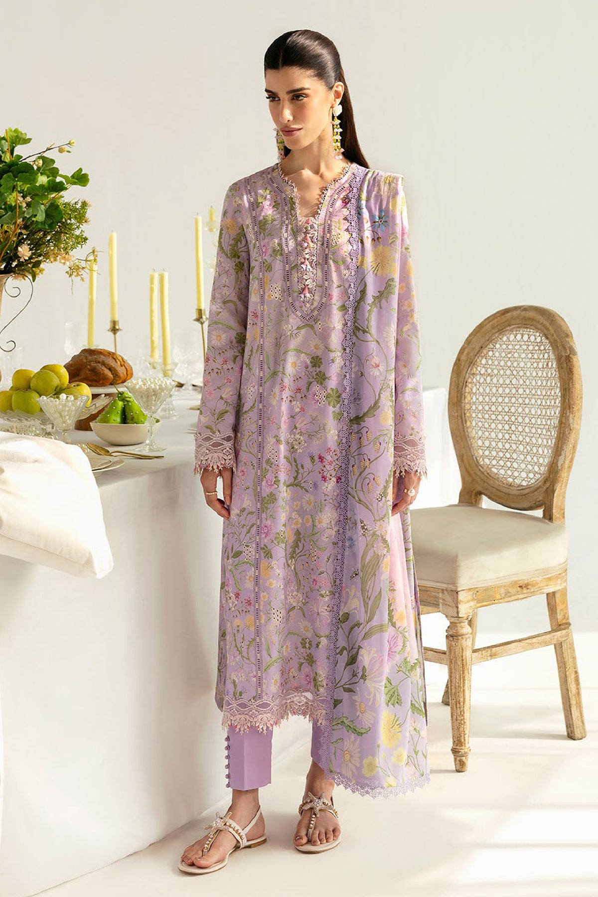 Qprints By Qalamkar Unstitched 3 Piece Printed Lawn Collection-PQ-04-A-Nami