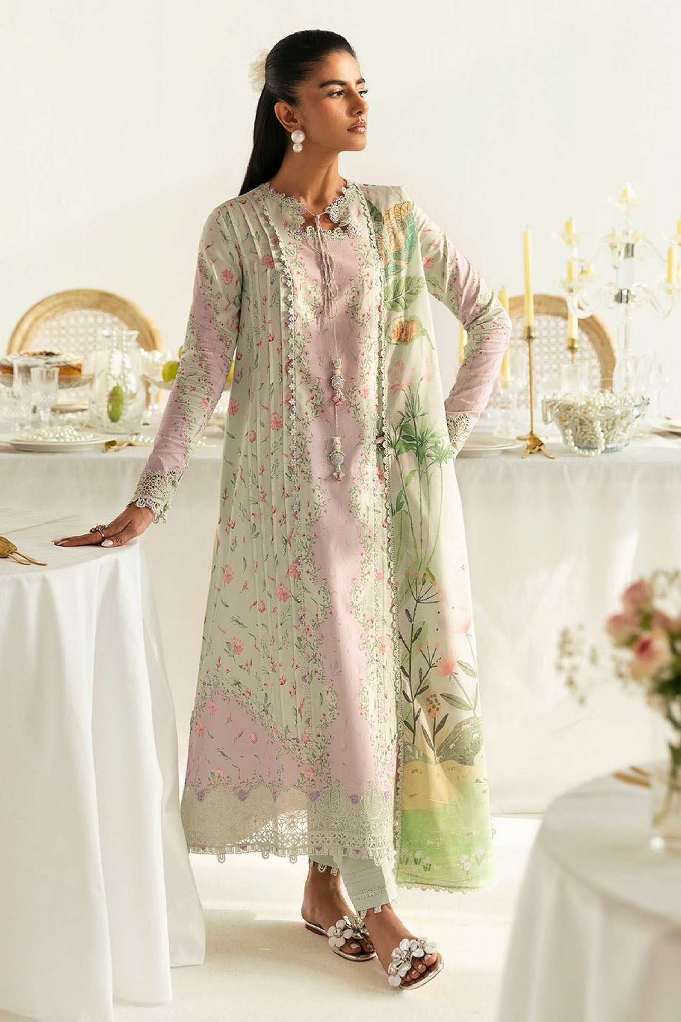 Qprints By Qalamkar Unstitched 3 Piece Printed Lawn Collection-PQ-07-A-Lira