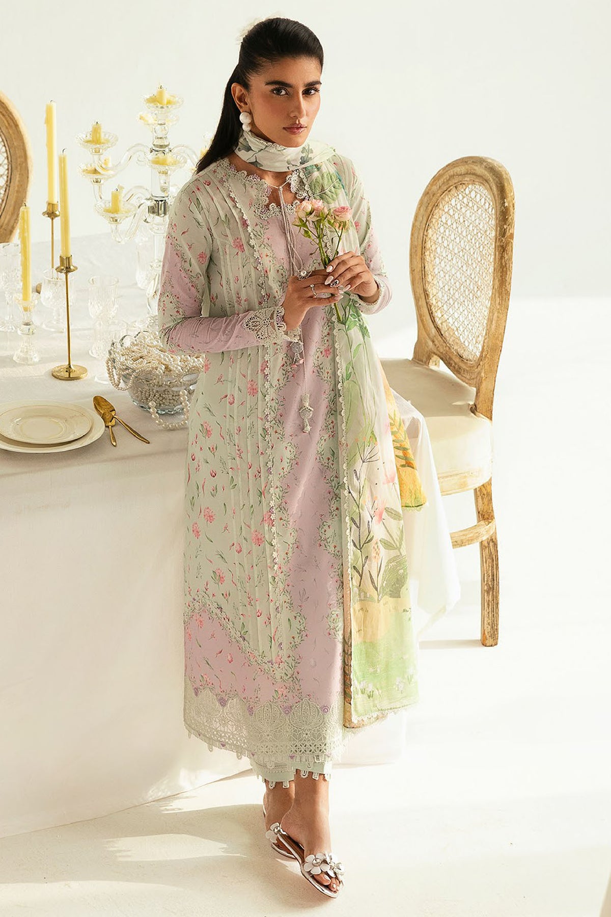 Qprints By Qalamkar Unstitched 3 Piece Printed Lawn Collection-PQ-07-A-Lira