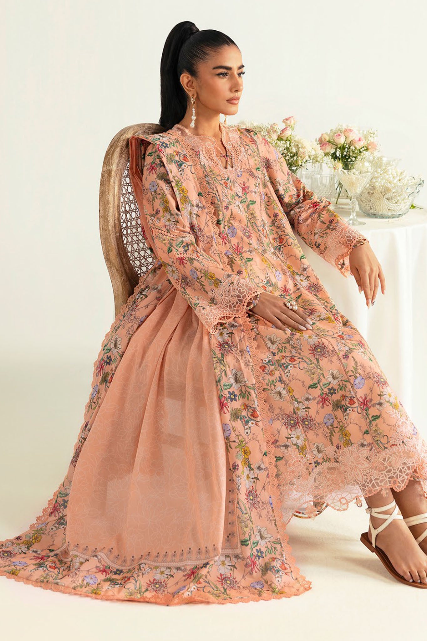 Qprints By Qalamkar Unstitched 3 Piece Printed Lawn Collection-PQ-10-B-Maira