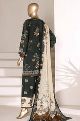 Sada Bahar Stitched 3 Piece Printed Lawn Vol-07 Suit-PR-1001-GREEN
