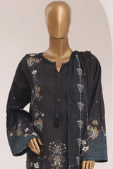 Sada Bahar Stitched 3 Piece Printed Lawn Vol-10 Suit-PR-1121-BLACK