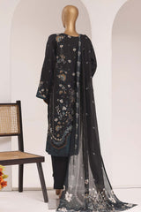 Sada Bahar Stitched 3 Piece Printed Lawn Vol-10 Suit-PR-1121-BLACK
