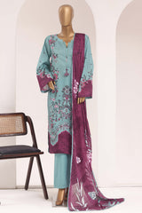 Sada Bahar Stitched 3 Piece Printed Lawn Vol-10 Suit-PR-1122-FEROZI