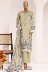 Sada Bahar Stitched 3 Piece Printed Lawn Vol-10 Suit-PR-1130-PISTA