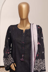 Sada Bahar Stitched 3 Piece Printed Lawn Vol-11 Suit-PR-1144-BLACK
