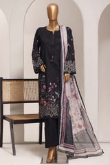 Sada Bahar Stitched 3 Piece Printed Lawn Vol-11 Suit-PR-1144-BLACK