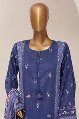 Sada Bahar Stitched 3 Piece Printed Lawn Vol-13 Suit-PR-1162-BLUE