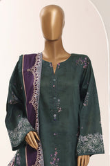 Sada Bahar Stitched 3 Piece Printed Lawn Vol-12 Suit-PR-1164-GREEN