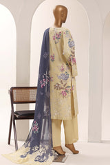 Sada Bahar Stitched 3 Piece Printed Lawn Vol-12 Suit-PR-1165-YELLOW