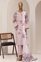 Sada Bahar Stitched 3 Piece Printed Lawn Vol-13 Suit-PR-1166-PLUM