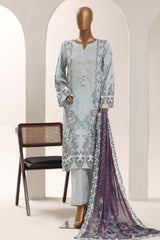 Sada Bahar Stitched 3 Piece Printed Lawn Vol-12 Suit-PR-1171-SKY