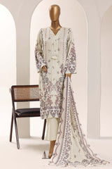 Sada Bahar Stitched 3 Piece Printed Lawn Vol-12 Suit-PR-1172-LEMON