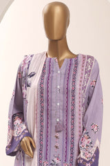 Sada Bahar Stitched 3 Piece Printed Lawn Vol-12 Suit-PR-1173-PURPLE